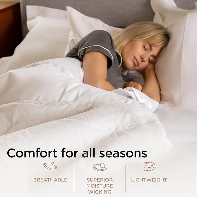 Threadmill Luxury Cotton Blankets for Twin Size Bed | All-Season 100% Cotton Twin Blanket for Bed | Criss Cross Jacquard Lightweight, Soft & Cozy Coverlet, 350GSM, 68 x 90 inches | White