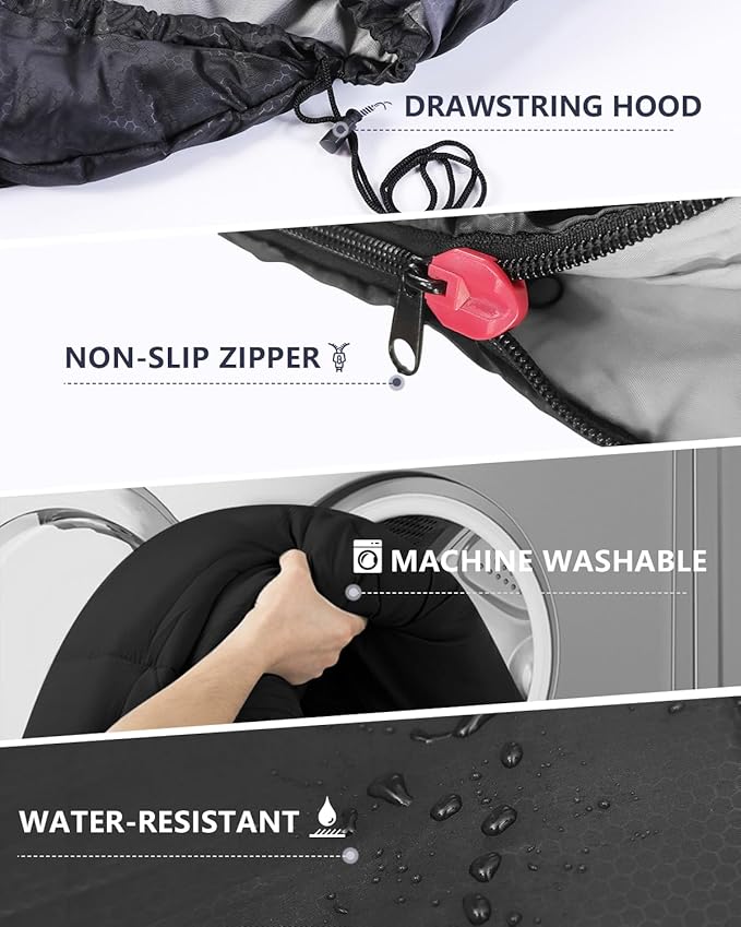 Sleeping Bags for Adults Cold Weather - 20 Degree Big&Tall Size Backpacking Lightweight Waterproof for Girls Boys Mens Teen Women for Camping Hiking Outdoor Travel Hunting with Compression Bags