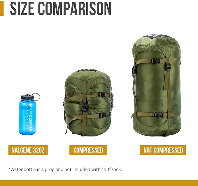 OneTigris Sleeping Bag Compression Stuff Sack, 25L