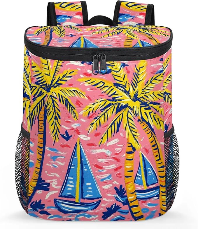 Backpack Cooler,Soft Lightweight Leakproof Cooler Backpack,13L Insulated Cooler Bag,Keeps 30 Cans Hot/Cold for Up to 8 Hours,Waterproof Lunch Backpack for Men Women