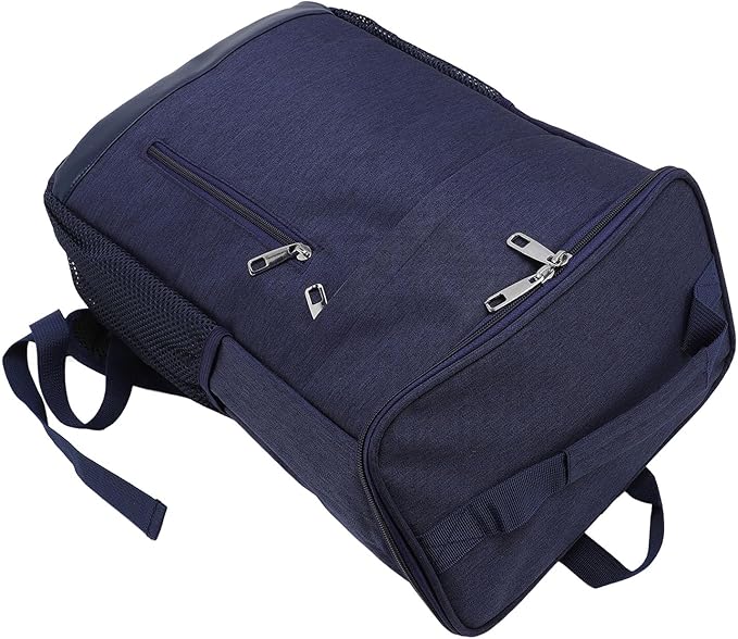 GOWENIC Cooler Backpack, Backpack Cooler Insulated Leak Proof for Men Women, Large Capacity Multi Compartment Storage Rain Proof, for Beach Travel Picnic Lunch Hiking Camping (Blue)