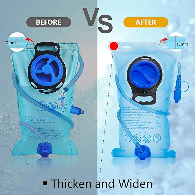 NONSAR Hydration Backpack, Hiking Backpack with 3L Water Bladder, Insulated Water Backpack for Women, Men, Kids, Keep Liquids Cool Up to 5 Hours, Daypack for Hiking, Running, Climbing, Cycling