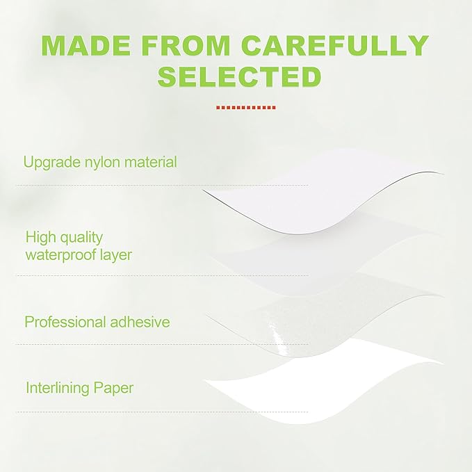 Awning Repair Tape,Tent Patch kit,Waterproof Repair Tape kit of RV Awning,Boat Covers,Canvas,Vinyl Fabric,Tarp,Sail-7x9in （Transparent,6ps）