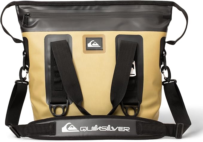 Quiksilver Zipperless Backpack Cooler 30L, Holds 36 Cans, 48 Hour Insulation, Leakproof & Waterproof Design, Heavy Duty TPU, IPX7, Padded Straps, Kangaroo Pockets