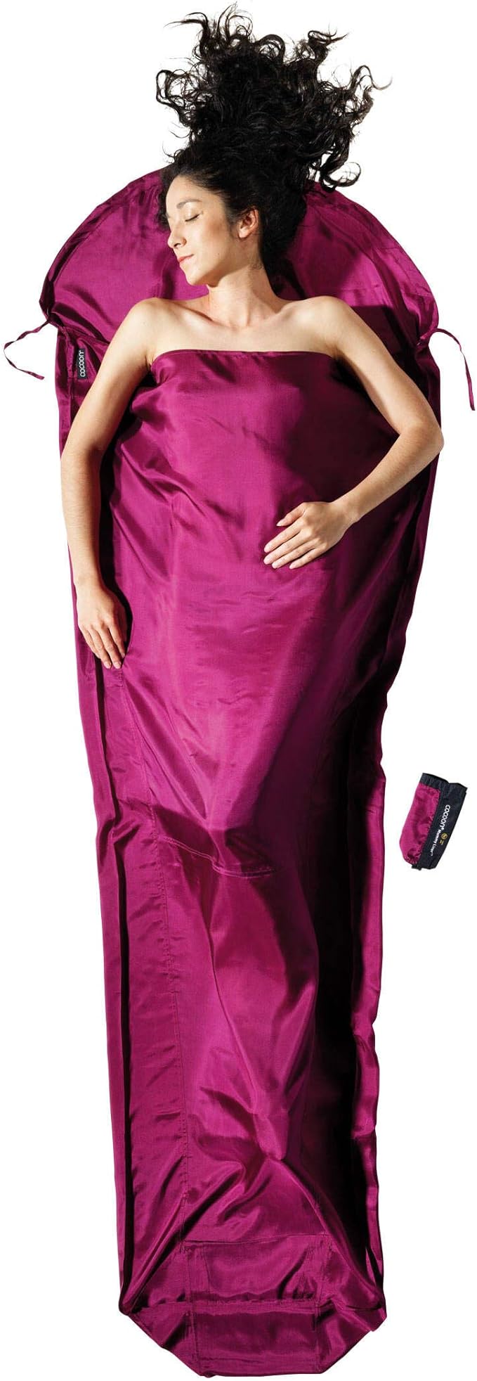 COCOON - Premium - MummyLiner - Silk - Mulberry Red - Regular