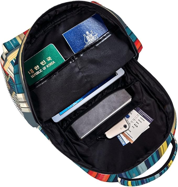 Daypack Backpack Polyester Multipurpose Anti-Theft Books Bookshelf Shoulder Bag Big Capacity Gym Outdoor Hiking Backpack With Smooth Zippers