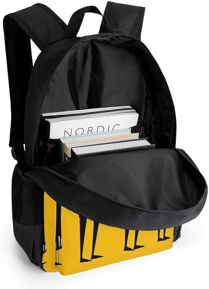Men Women Lightweight Traditional African Women Art Casual Daypack Big Capacity Bookbag With Padded Straps for Gym Travel Walking Cycling