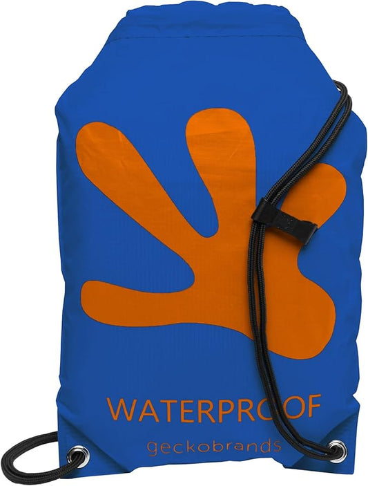 geckobrands Embark 10L Drawstring Backpack – Waterproof, Lightweight Dry Bag for Beach, Hiking, and Light Water Activities