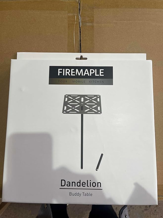 Fire-Maple Portable Tripod Stand Camping Table - Lightweight Aluminium Alloy & Stainless Steel, Detachable Feet, Adjustable Height, Compact Design