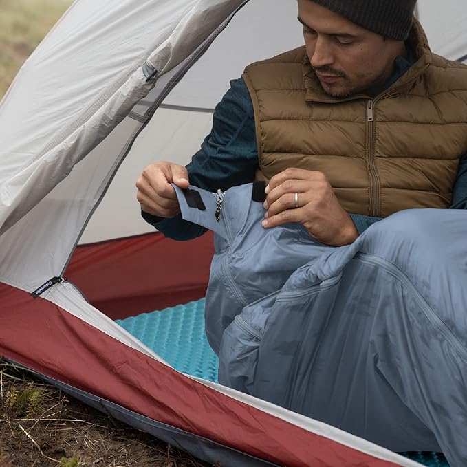 Naturehike Lightweight Compact Sleeping Bag, 59℉/32℉ Envelope Ultralight Backpacking Sleeping Bag Portable, Waterproof with Compression Sack for Cold&Warm, Camping, Traveling, Hiking