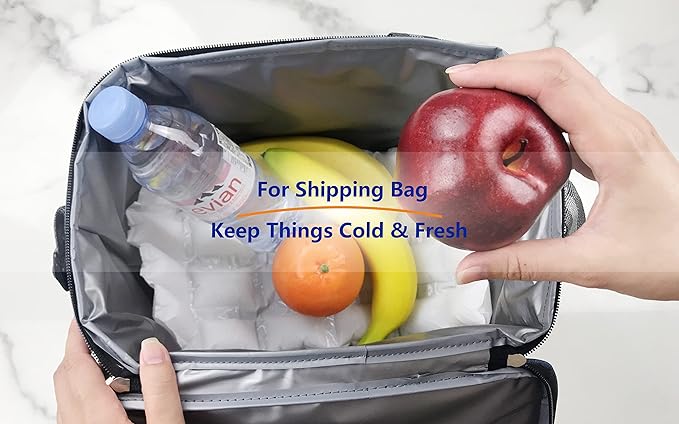 Reusable Ice Pack Sheets for Coolers - Flexible Ice Sheets Cooler Ice Blankets - Lunch Bag Freezer Packs - Ice Mat Cube Sheets Keep Food Fresh Beverage Cold - Cuttable Large Size 3 Packs