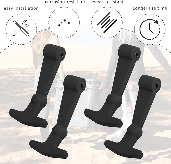 4 Pack Heavy Duty Cooler Latches,Compatible with YETI Tundra Replacement Latches