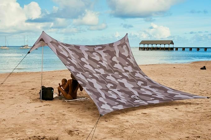 Neso Tents Grande Beach Tent, 7ft Tall, 9 x 9ft, Reinforced Corners and Cooler Pocket