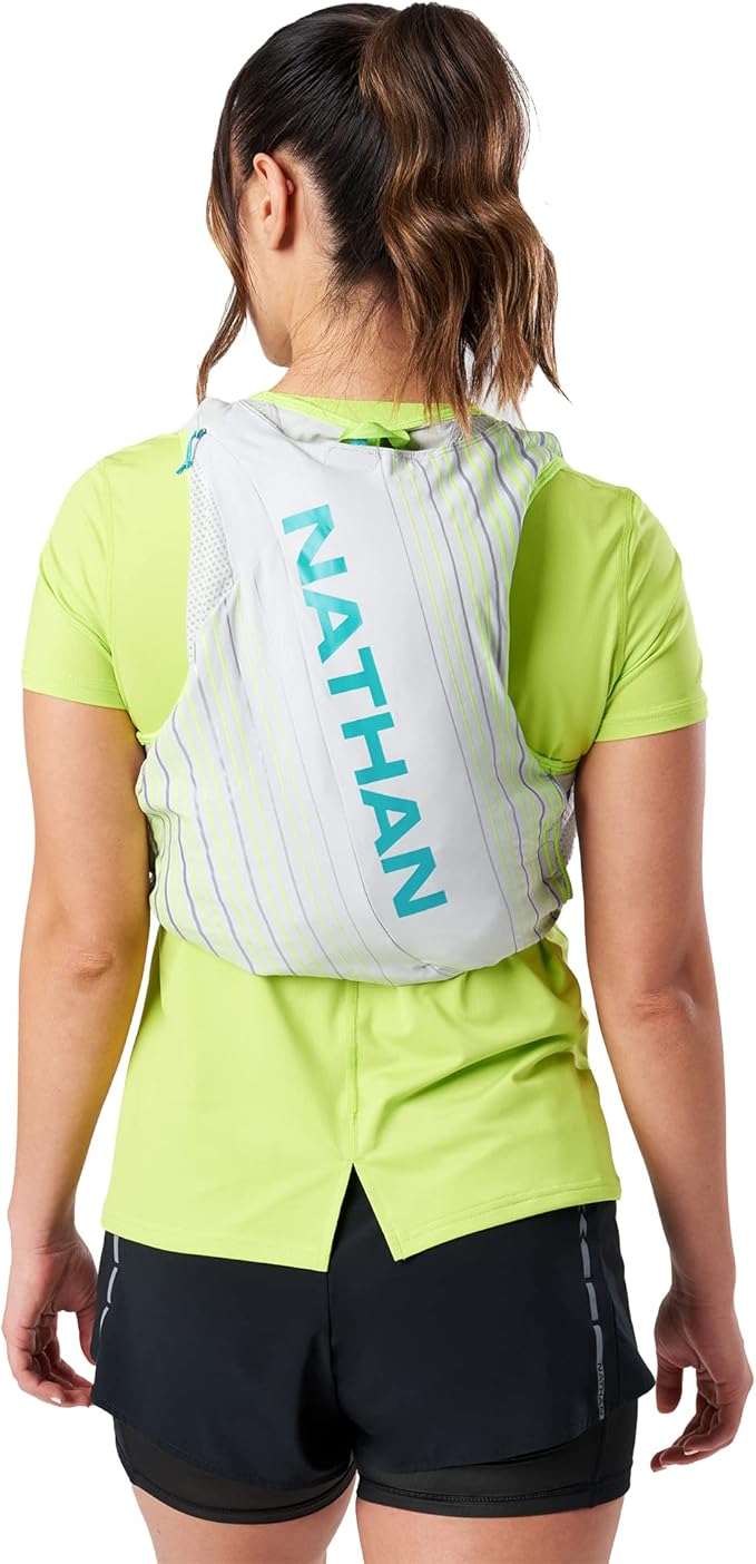 Nathan Pinnacle Race Vest 12L Hydration Pack, 1.6L Water Bladder, Running Vest, Water-Resistant Pockets, Lightweight & Moisture Wicking