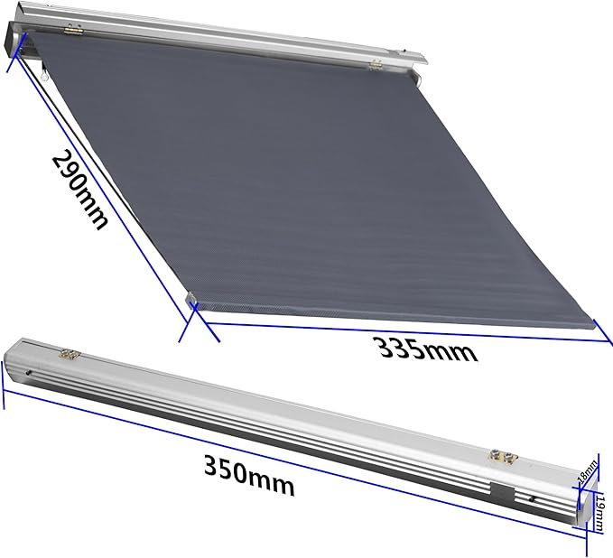 ShareGoo 11.4" x13.1" 1/6 RC Toy Simulation Camping Tent Roof Canopy Decoration Accessory Compatible with Axial SCX6 Trail Honcho RTR 1/6 RC Crawler(Silver)