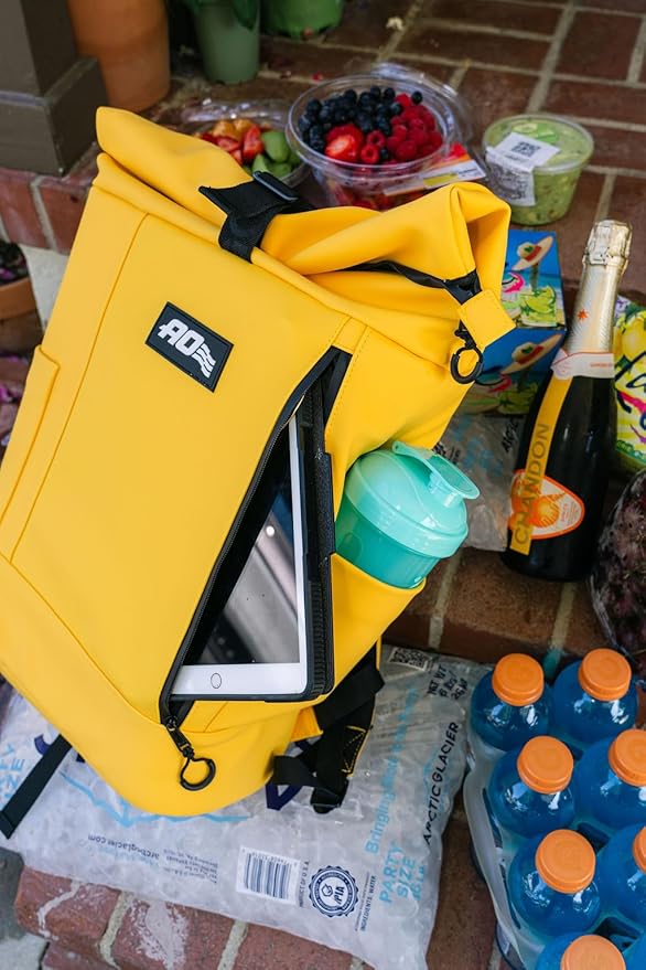 AO Coolers Nomad Backpack Cooler, Water Resistant, Roll-Top and Insulated