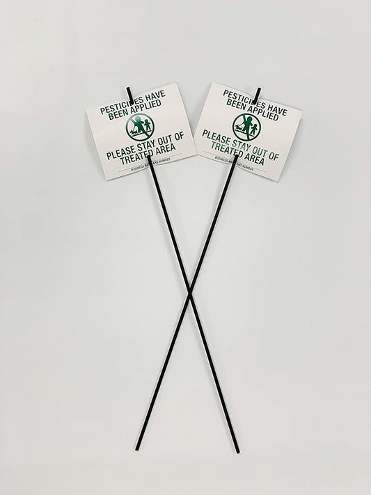 Lawn Treatment Application Stakes & Kentucky Signs (Economy Style Stake / 500 pc. Pack)