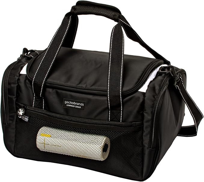geckobrands Duffel Cooler - Insulated Leak-Proof Cooler Bag with Adjustable Strap, Holds Up to 30 Cans or 22 Bottles