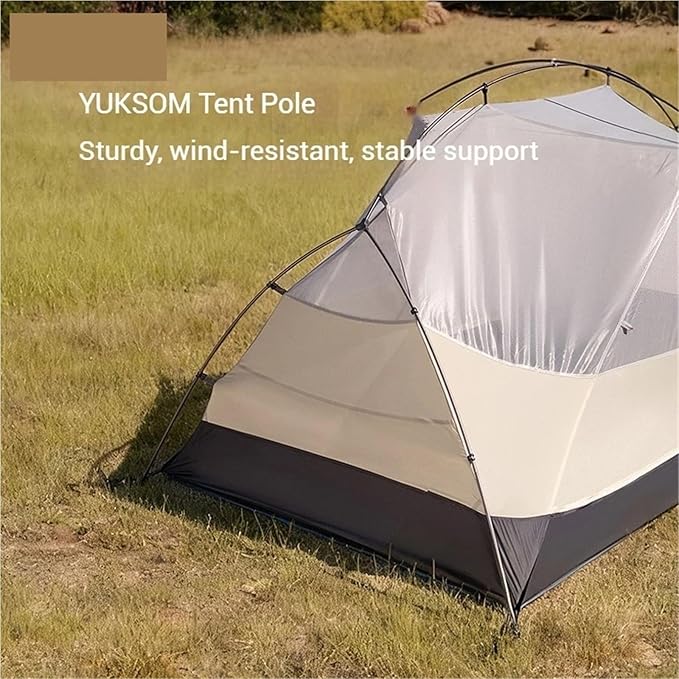 Hiking Tent 1/2/3 Person - 20D Nylon Waterproof Ultralight Outdoor Camping Trekking Backpacking Shelter