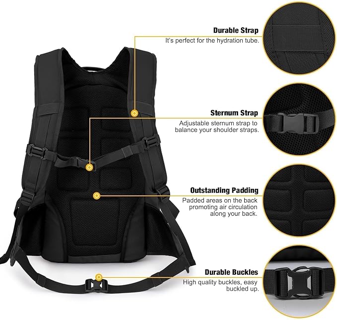 Mardingtop 28L/35L Tactical Backpacks Molle Hiking daypacks for Camping Hiking Military Traveling Motorcycle