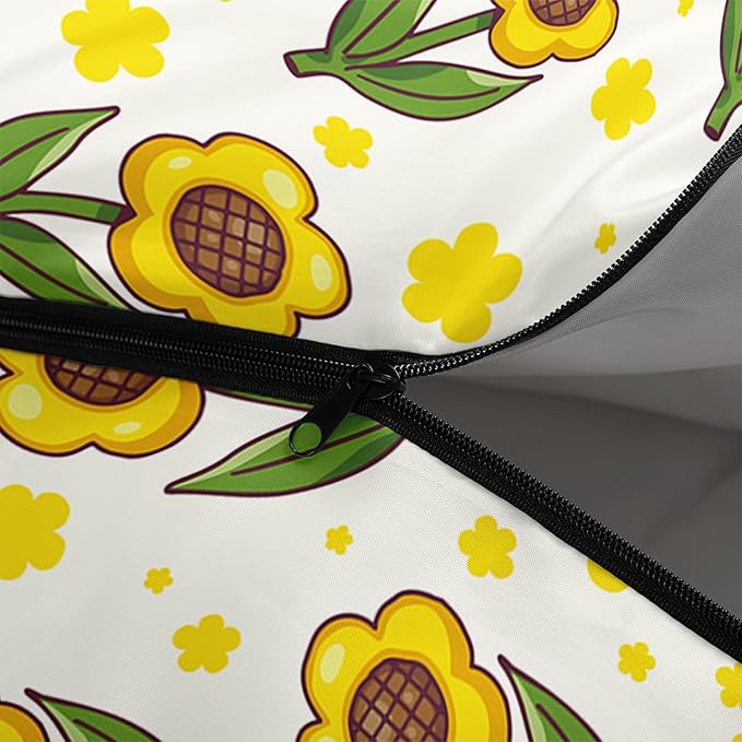 AILONEN Kawaii Puppy Sleeping Bag for Kids Boys Girls,Warm and Cool Weather,Lightweight,Waterproof Backpacking,Cartoon Cute Dog & Duck Animal Themed Blue Sleeping Bag for Camping