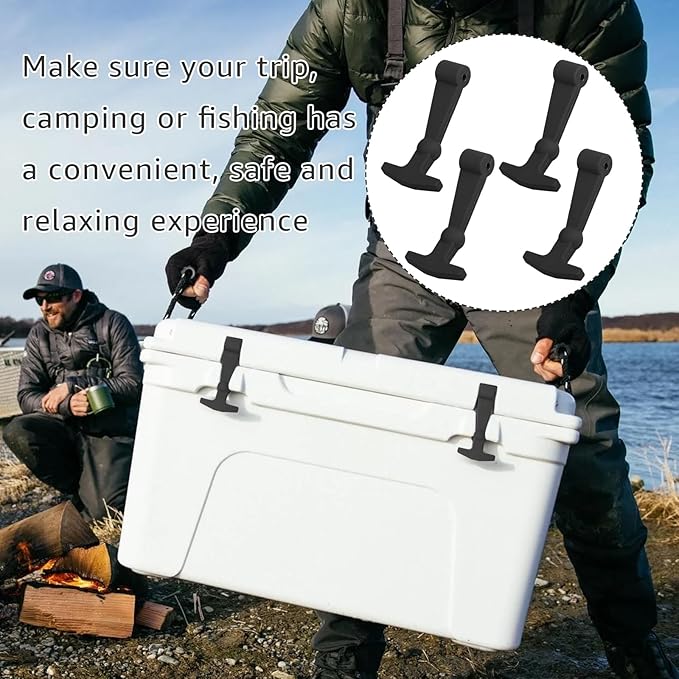 4 Pack Heavy Duty Cooler Latches,Compatible with YETI Tundra Replacement Latches