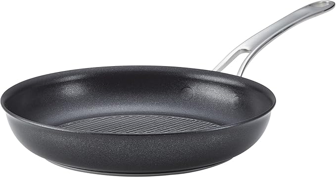 Anolon X Hybrid Nonstick Induction Frying Pan/Skillet, 10 Inch - Dark Gray