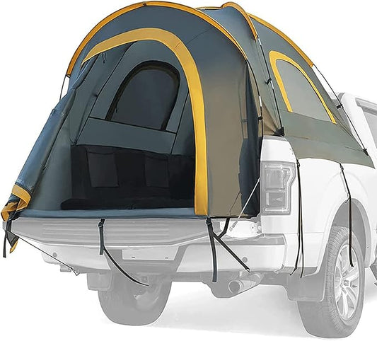 Pickup Truck Tent, Car Tailgate Tent,Waterproof PU2000mm Double Layer Car Bed Camp Tents, for Minivan Outdoor Self-Driving Camping Party Hiking,L