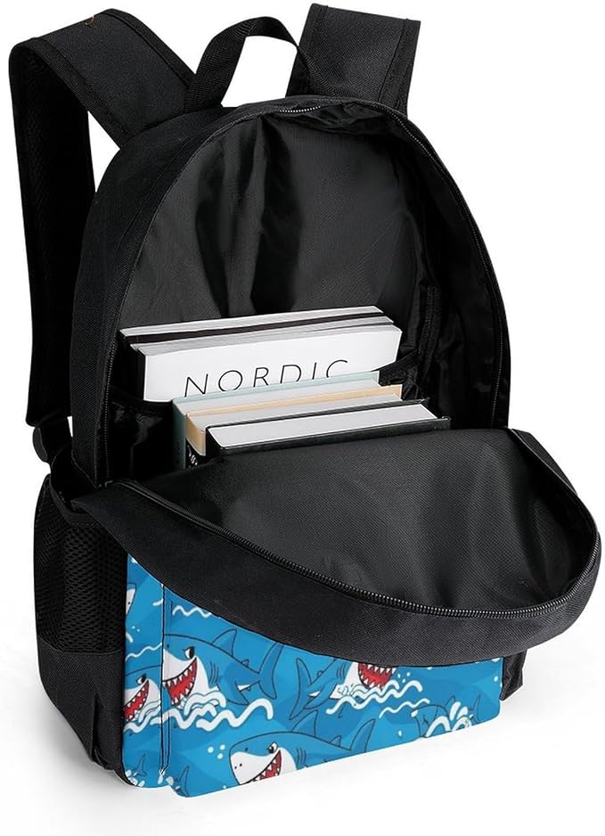 Shoulder BookBags Shark Sports Outdoor Running, Camping Backpack Men Women