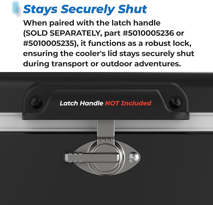 Cooler Steel Cam Latch Replacement for Coleman Camping Coolers Accessories, Cooler Latch Replacement Latch Part, Ice Chest Steel Cam Latch