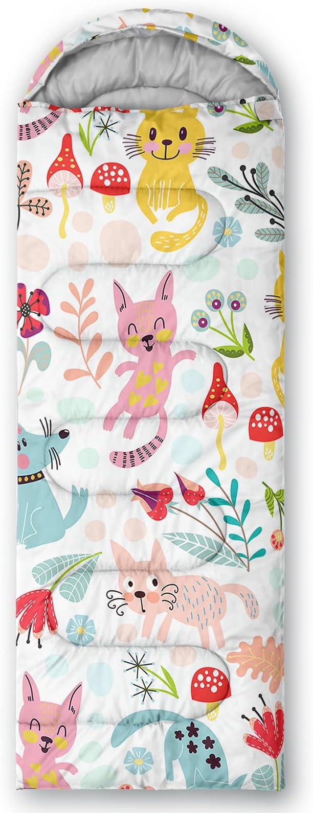 QOOMO Camping Sleeping Bags,3 Season Warm & Cool Weather,Lightweight,Waterproof Sleeping Bags for Adults & Kids,Traveling,and Outdoors,Camping Gear Equipment