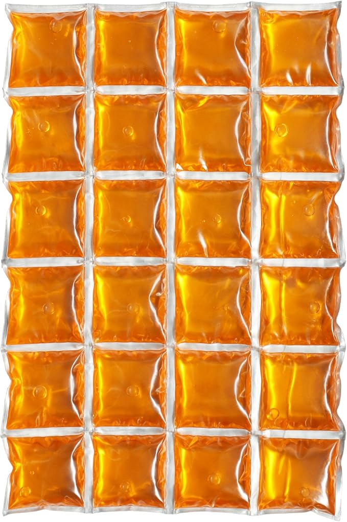 ICY-COOLS Reusable Ice Packs for Coolers - Flexible Ice Sheets, Flat and Long-Lasting for Camping or Lunch Boxes, 10x16 & 8x12, 1 or 3 Pack