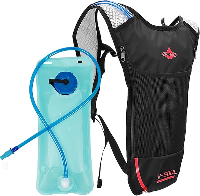 Hydration Backpack, Hiking Hydration Pack with 2L Water Bladder, Bike Water Bag for Men and Women, Running Hydro Vest Backpack for Hiking