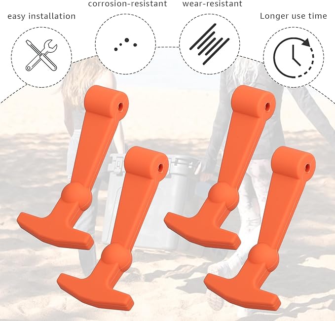 4 Pack Heavy Duty Cooler Latches,Compatible with YETI Tundra Replacement Latches