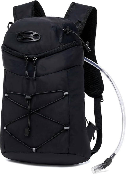 Wotony Lightweight Insulated Backpack with 2L or 3L Water Bladder Bag Daypack for Hiking Trail Running Cycling Race Marathon for Women Men