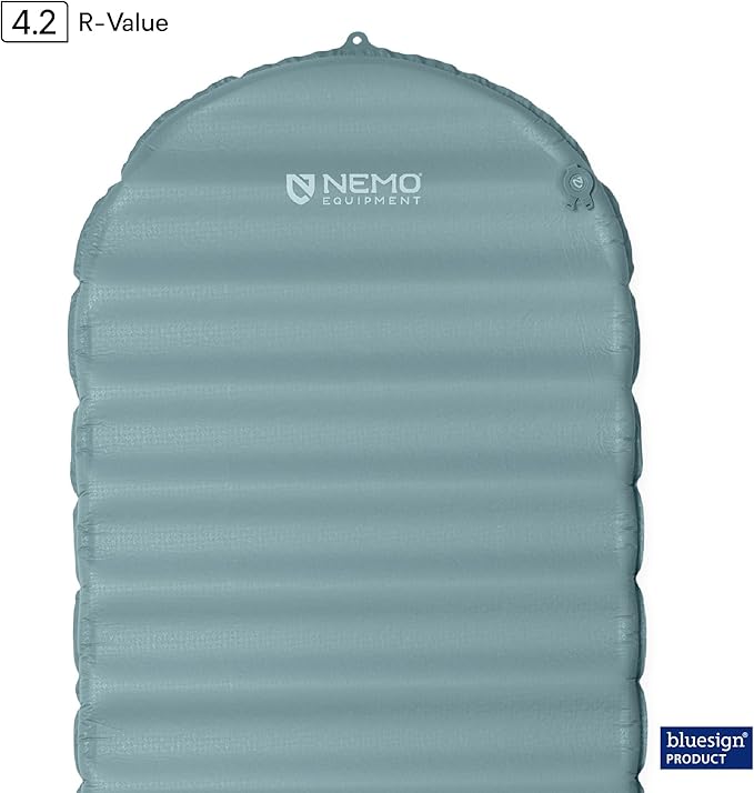Nemo Equipment Flyer Self-Inflating Bluesign Sleeping Pad - Aquifer/Algiers - Regular Wide Mummy (72"x25")