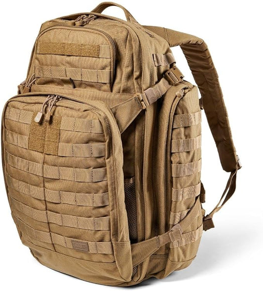 5.11 Tactical Backpack, RUSH 72 2.0 Military Survival Molle Back Pack with Laptop Compartment, Large, 55L, Style 56565ABR