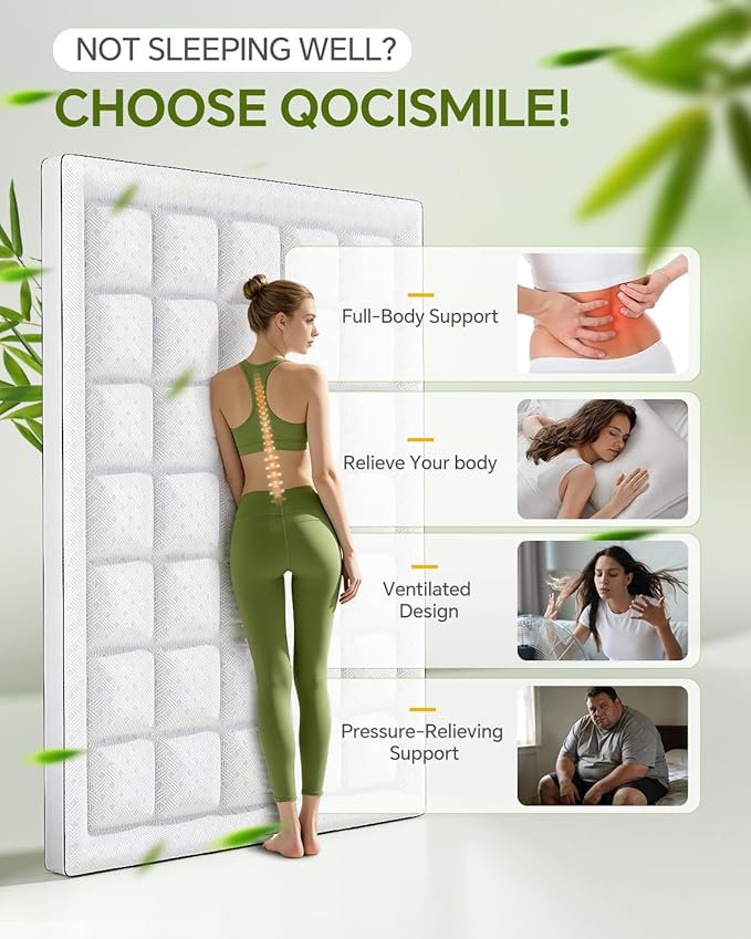 Twin XL College Dorm Room Essentials 3 Inch Mattress Topper Twin XL,Pillow Top Mattress Topper Memory Foam with Bamboo Rayon Cover,Cooling Breathable Mesh Side Mattress Pad,21" Deep Pocket