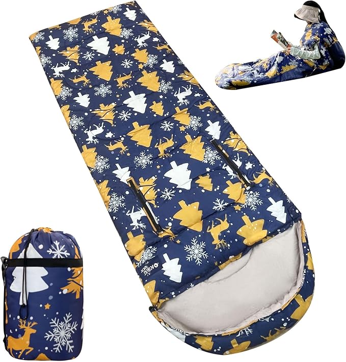 KINGROCK Sleeping Bags for Adults Backpacking Lightweight Waterproof- Cold Weather Sleeping Bag