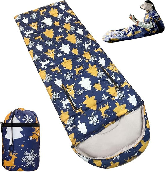 KINGROCK Sleeping Bags for Adults Backpacking Lightweight Waterproof- Cold Weather Sleeping Bag