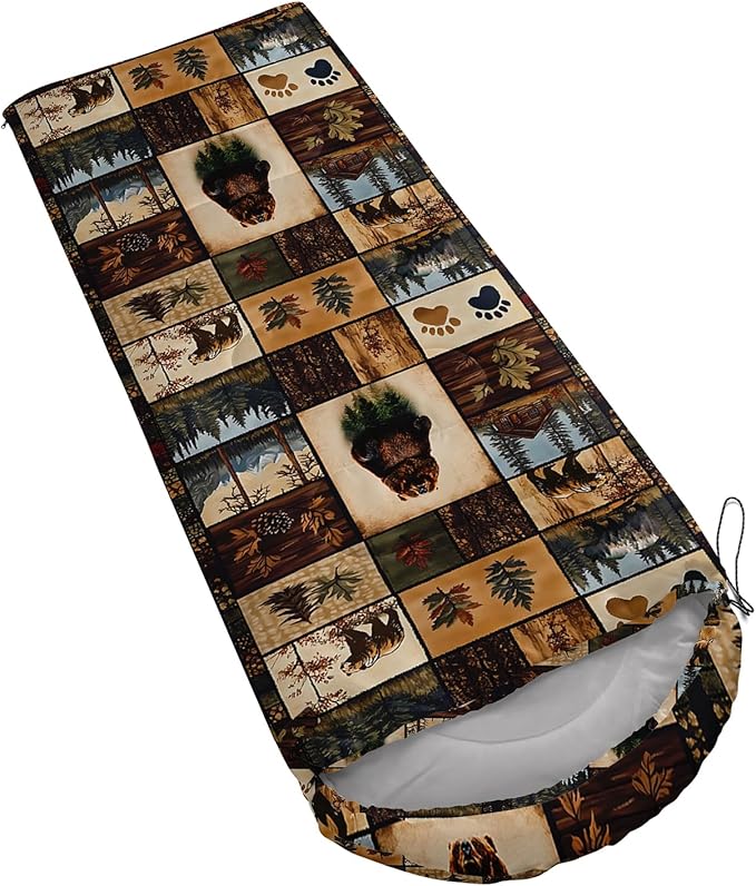 AILONEN Girls Pink Camping Sleeping Bags,Lightweight & Waterproof,3 Season Warm & Cool Weather,Cute Bow Duck Print Sleeping Bags for Kids,Girls,Adults Travelling,Outdoors