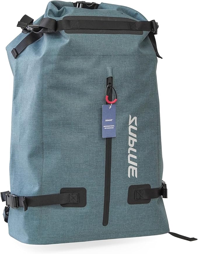 sublue Waterproof Dry Bag-30L Roll Top Waterproof Backpack Sack for Travel, Boating, Kayaking and Camping & Beach (52L)