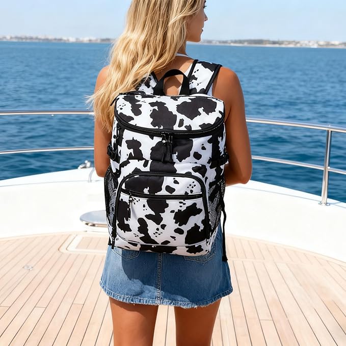 Cooler Backpack Insulated Leakproof Waterproof Backpack Cooler Bag 30/45 Cans, Large Capacity Lightweight Travel Camping Beach Backpack Cooler Ice Chest for Men and Women