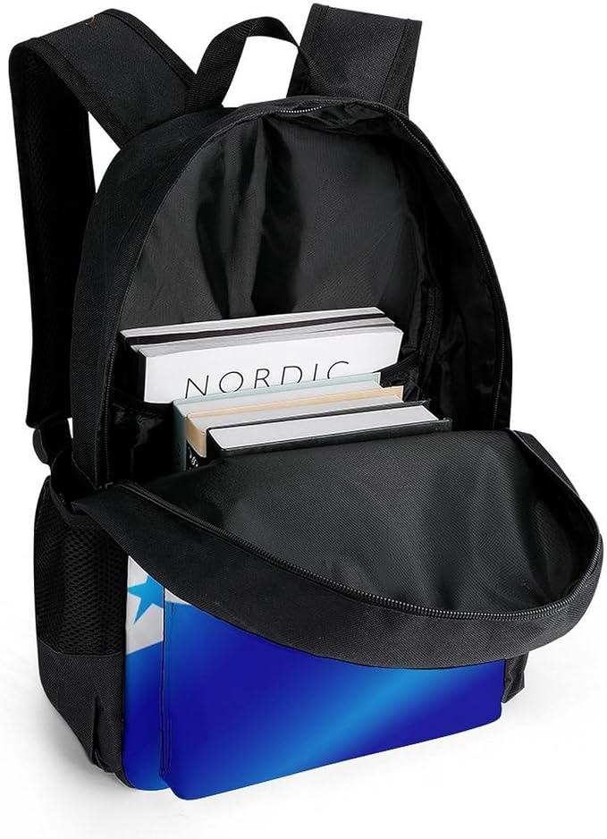 Lightweight Daypack Bookbag for Trekking Business Walking Cycling, Big Capacity Anti-Theft Multipurpose Carry On Bag, Flag Of Honduras Business Computer Bag