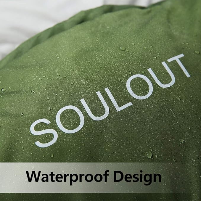 3-4 Season Sleeping Bag for Adults & Kids, Lightweight Warm Cold Weather Camping Bag with Waterproof Compression Sack – Portable for Hiking, Backpacking, Traveling & Outdoor Adventures