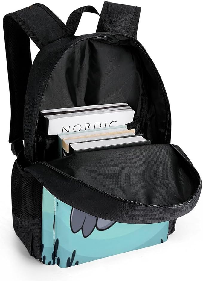 Supdreamc Daypack Backpack Anti-Theft Multipurpose Large Capacity Carry On Bag, Save Manatee Art Traveling Camping Backpack With Side Pockets