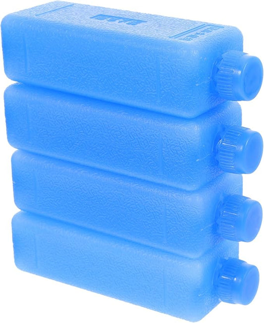 4pcs Small Fan ce Packs,Reusable Portable Cooler Freezer Ice Packs Keep Cool for Cooler Ice Block