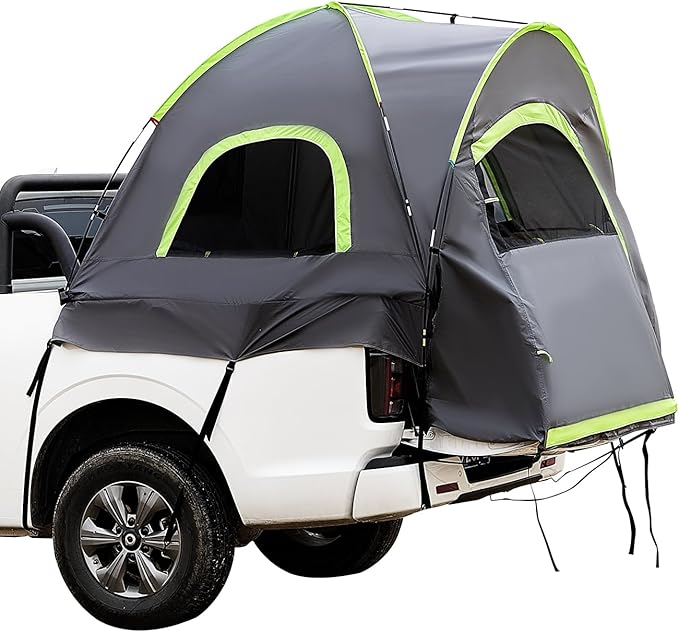 VEVOR SUV and Pickup Truck Camping Tents, Waterproof Double Layer Design with Carry Bag, Accommodates 2-9 Persons for Outdoor Activities