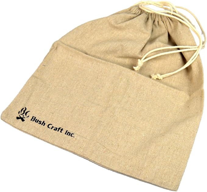 Bush Craft 10-02-orig-0004 Hemp Stuff Sack, 1.1 gal (4 L)