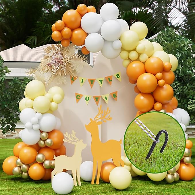 AAGUT 24” Rebar Ground Stakes (10pcs) Heavy Duty 1/2" J Hook Fence Anchors Curved Steel Garden Stake Yard Spikes with Sharp End for Camping Tent,Black Powder Coated